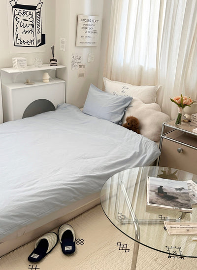 SE-2102-Little Rooms-【セットでお得】布団カバー3点セット｜plain cover set -pale color-