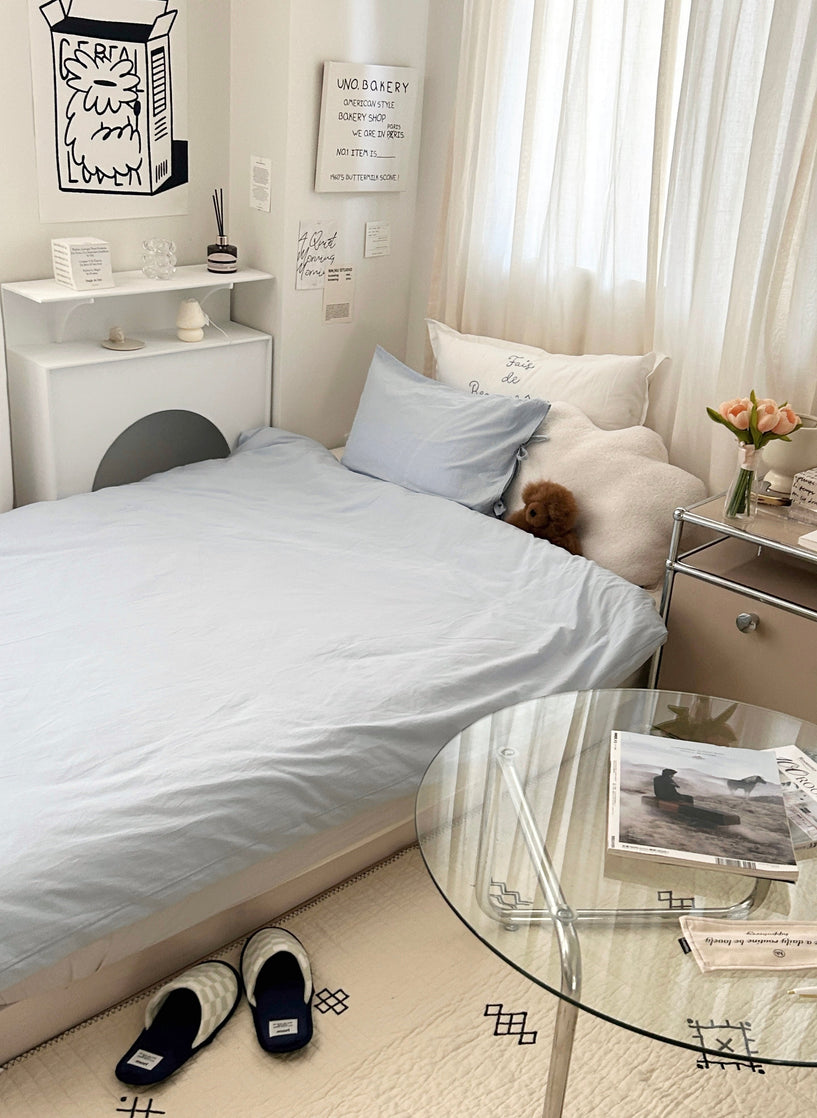 SE-2102-Little Rooms-【セットでお得】布団カバー3点セット｜plain cover set -pale color-