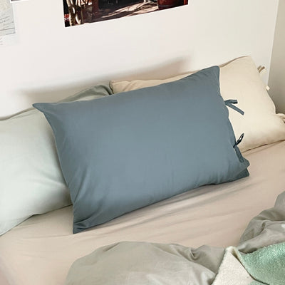 OR-2018-Little Rooms-リボン付き枕カバー｜plain pillow cover -chic color-