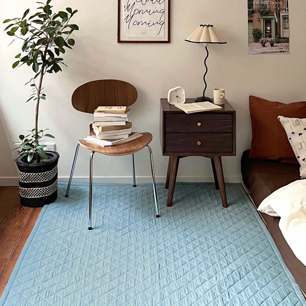 ふわっと軽やかキルトラグ air rug -chic color-