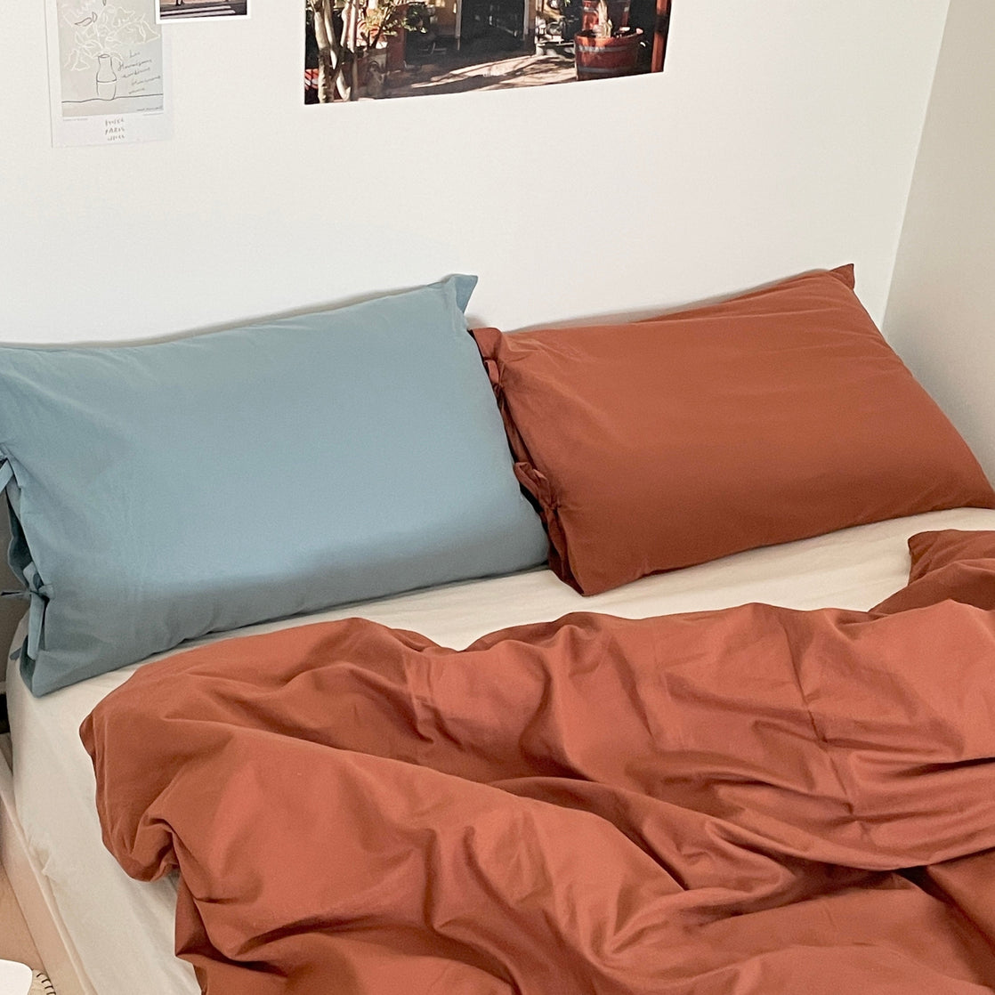 OR-2018-Little Rooms-リボン付き枕カバー｜plain pillow cover -chic color-
