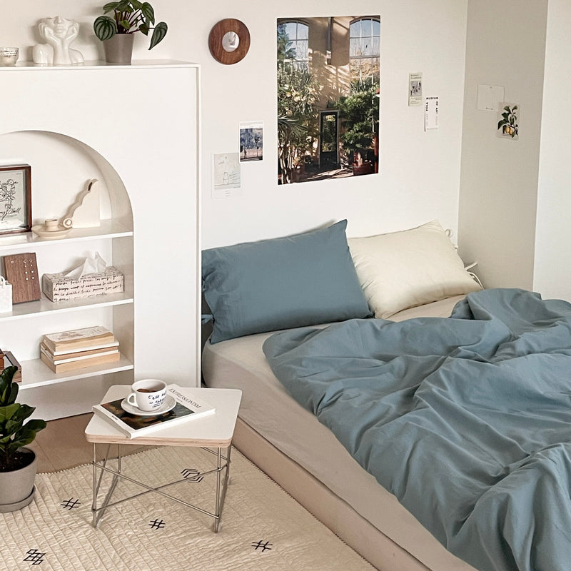 OR-2018-Little Rooms-リボン付き枕カバー｜plain pillow cover -chic color-