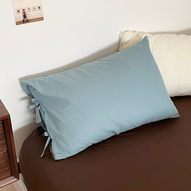 OR-2018-Little Rooms-リボン付き枕カバー｜plain pillow cover -chic color-