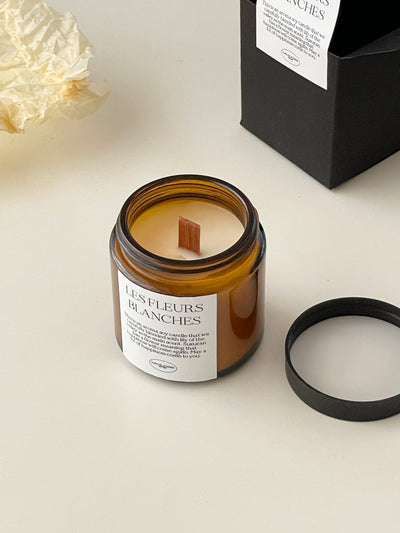 BR-4055-Lyluck, Atelier-Lyluck, Atelier｜lid amber jar aroma candle