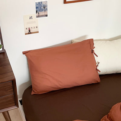 OR-2019-Little Rooms-リボン付き枕カバー｜plain pillow cover -chic color-