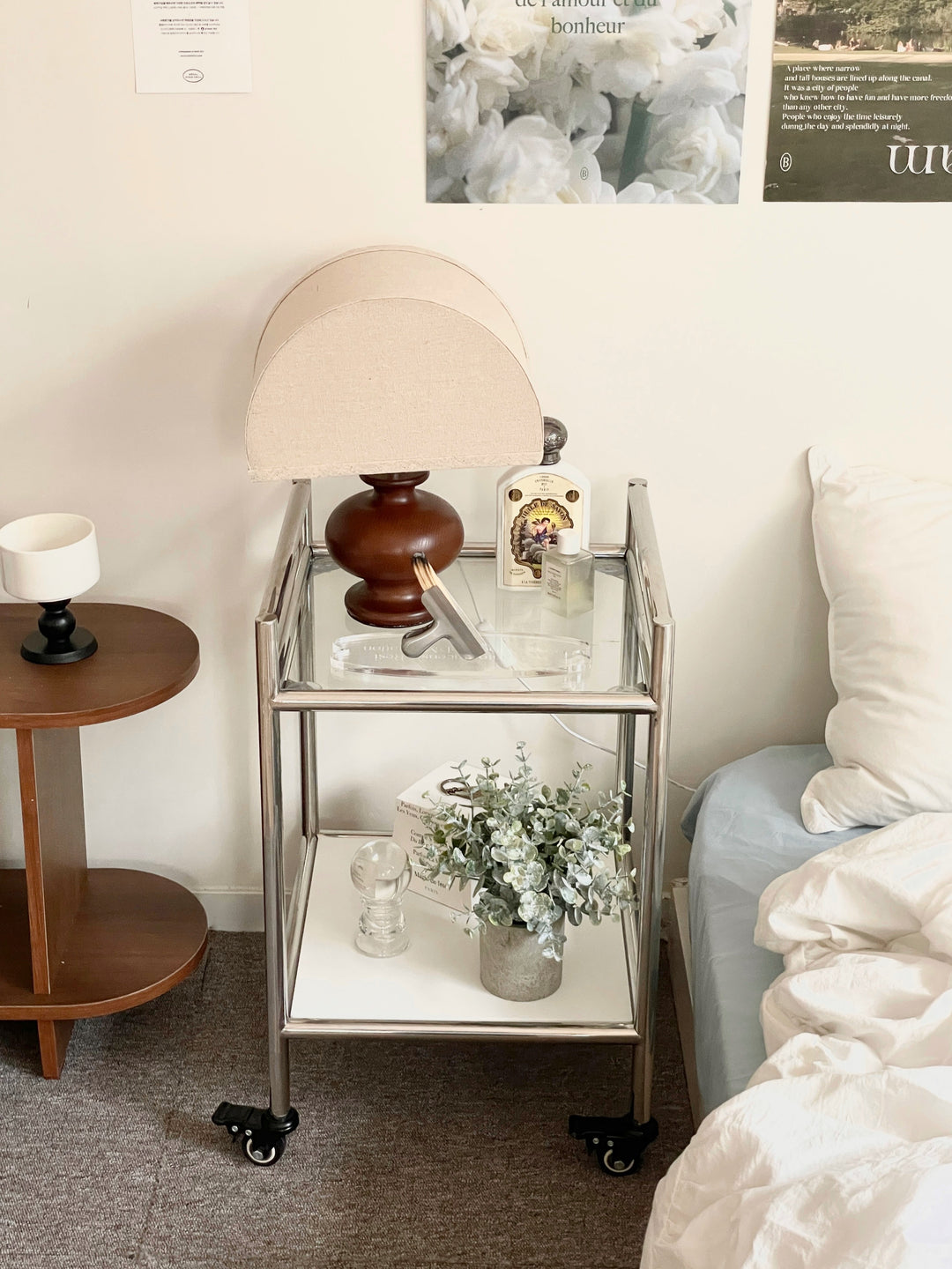 mok テーブルランプ｜half moon – Little Rooms