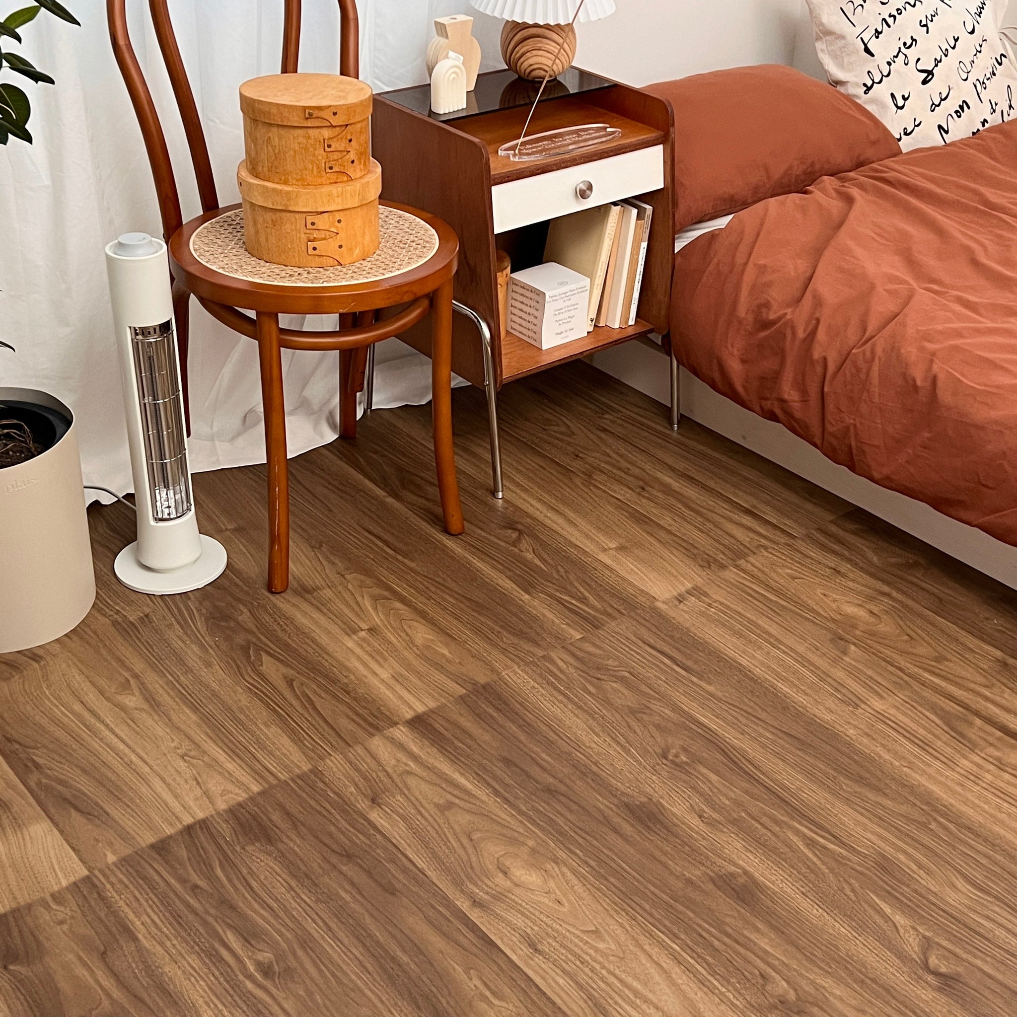 BR-2917-Little Rooms select-賃貸でも敷けるフロアタイル wood type 24枚セット