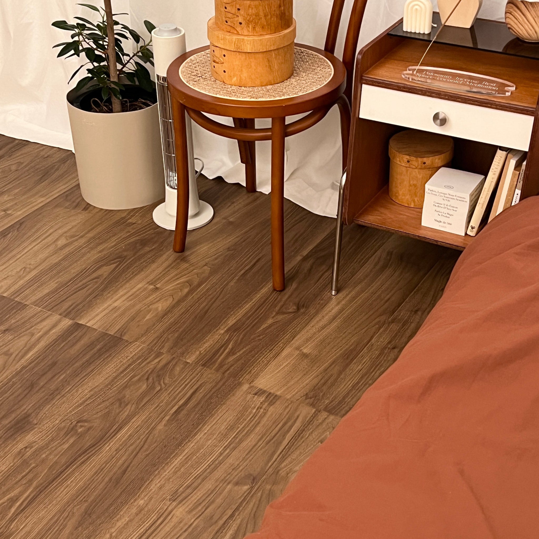 BR-2919-Little Rooms select-賃貸でも敷けるフロアタイル wood type 24枚セット