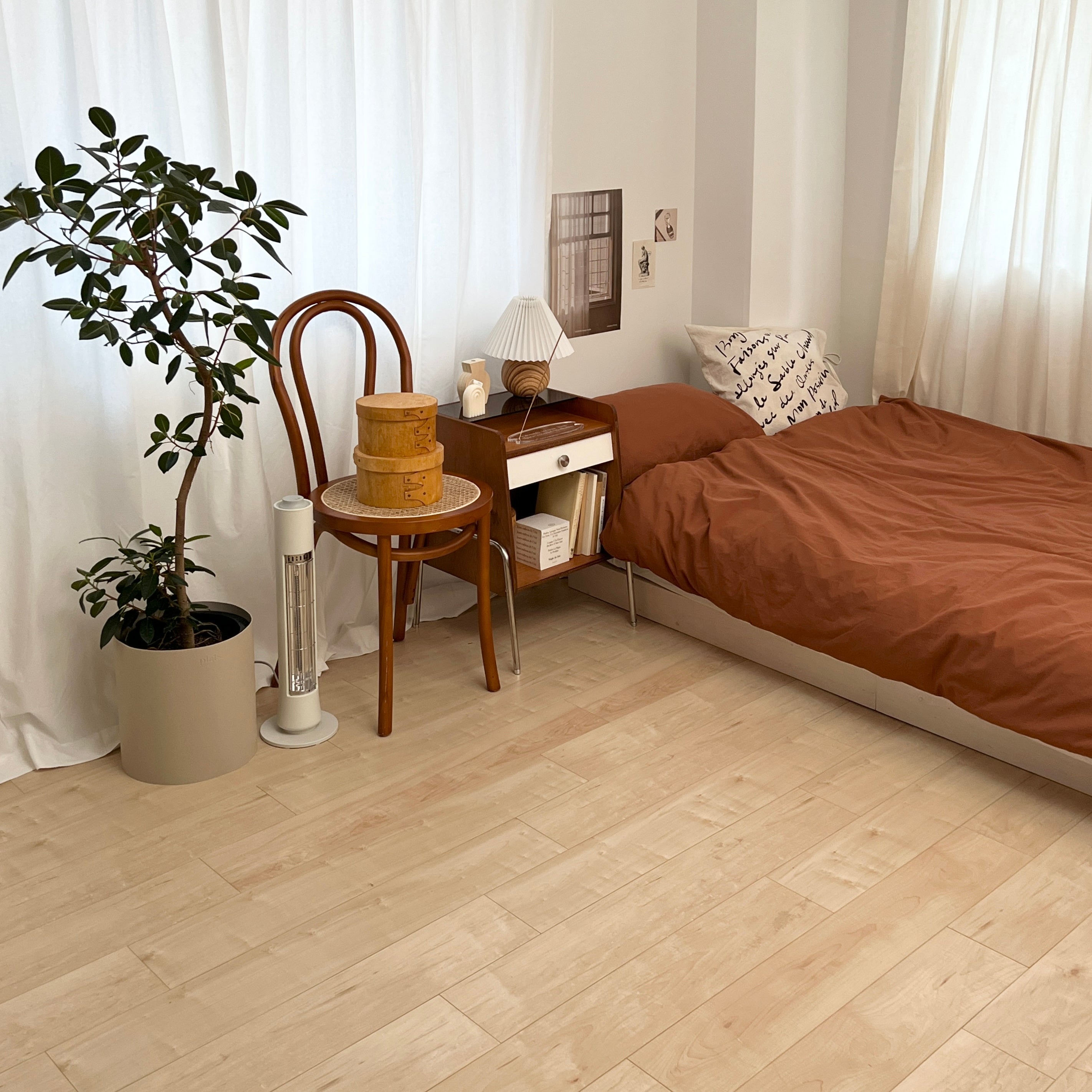OR-2018-Little Rooms-リボン付き枕カバー｜plain pillow cover -chic color-