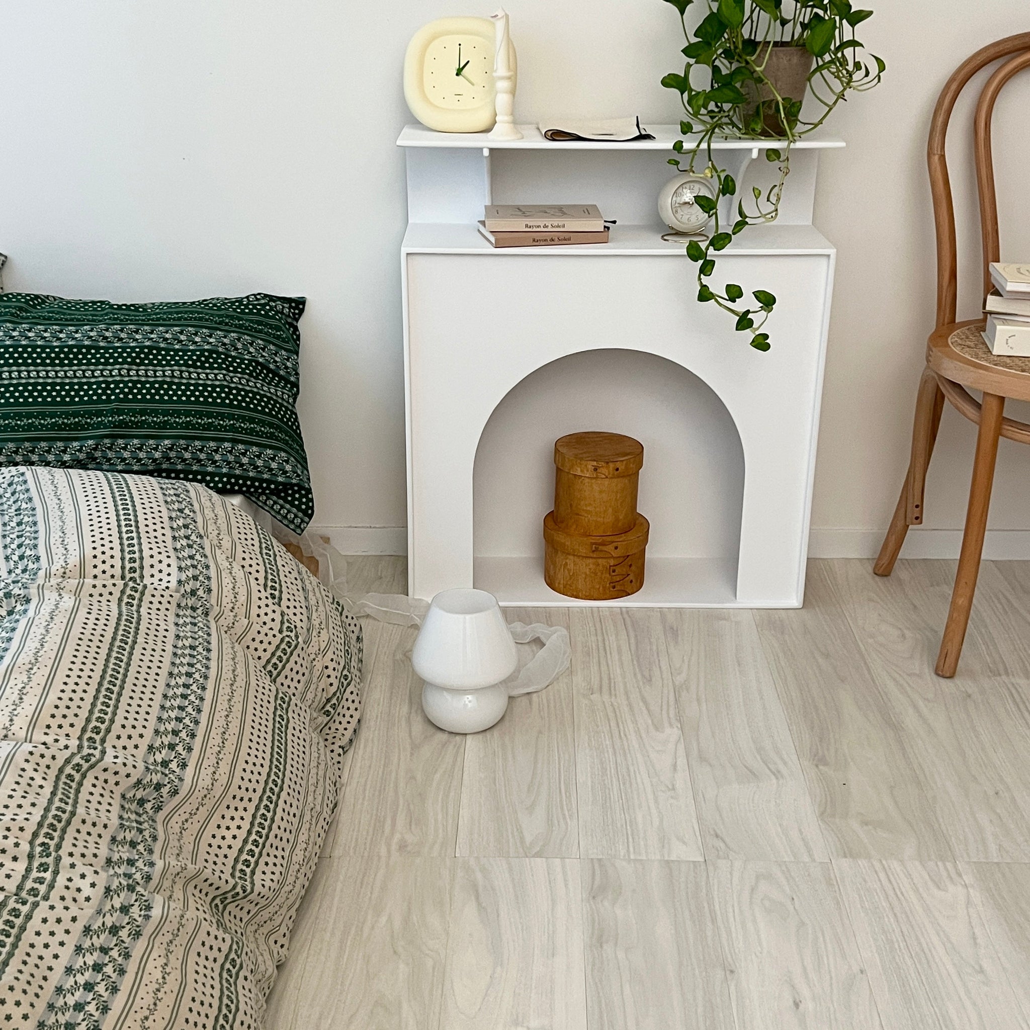 BR-2919-Little Rooms select-賃貸でも敷けるフロアタイル wood type 24枚セット