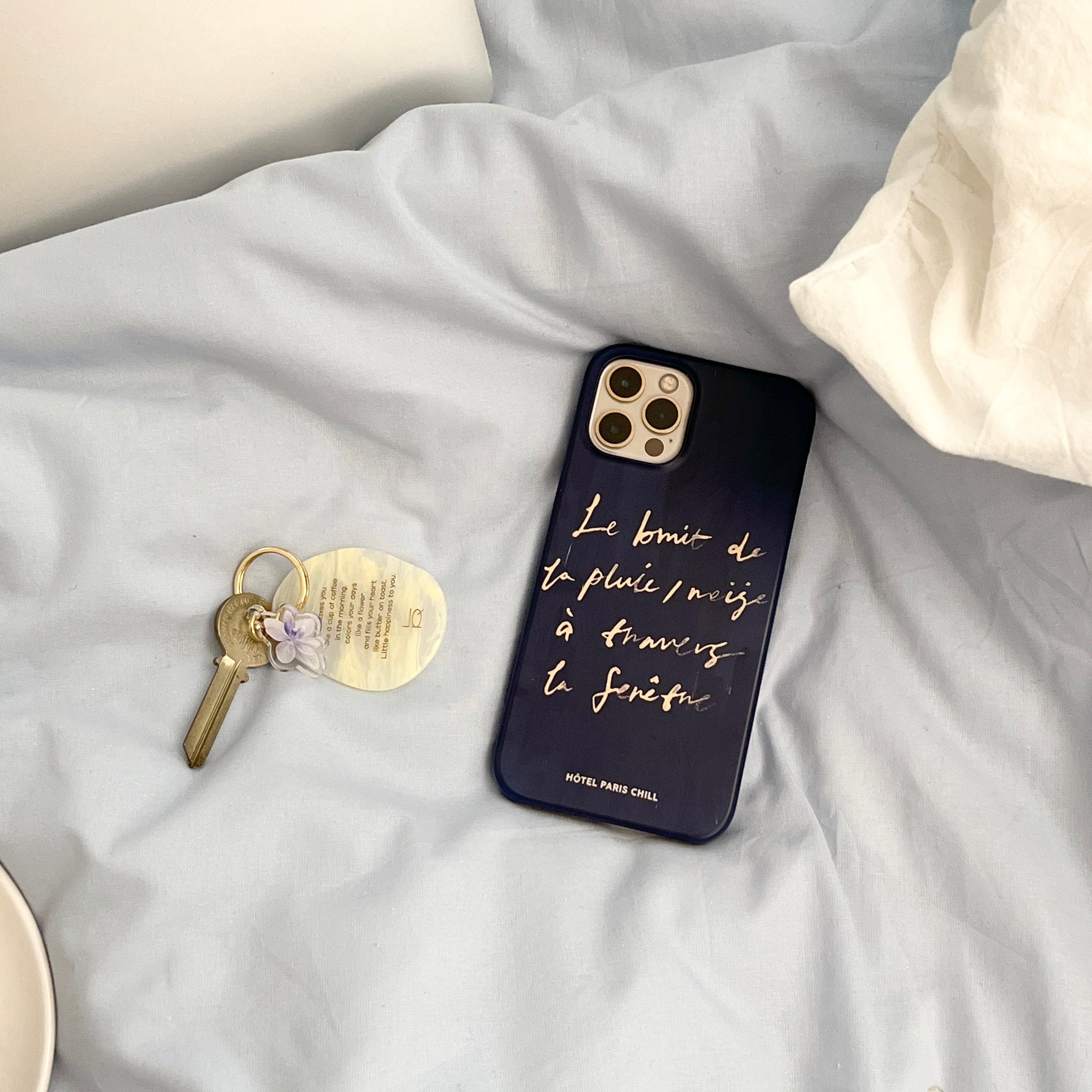 BR-1291-HOTEL PARIS CHILL-HOTEL PARIS CHILL｜Over the Window Phone Case（Blue）
