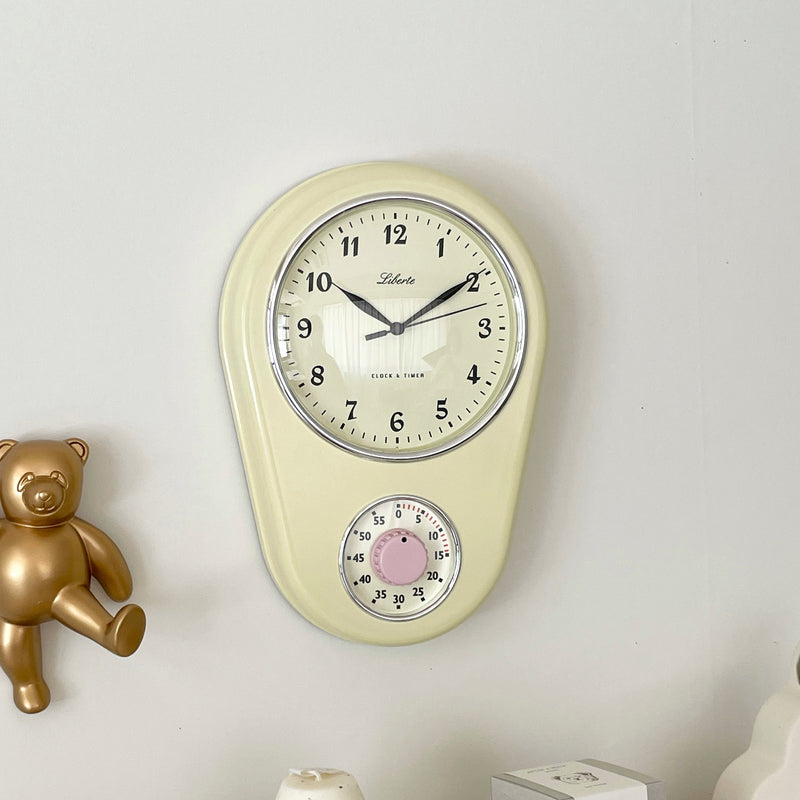 Liberte 掛け時計 vintage wall clock
