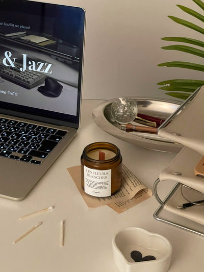 BR-4055-Lyluck, Atelier-Lyluck, Atelier｜lid amber jar aroma candle