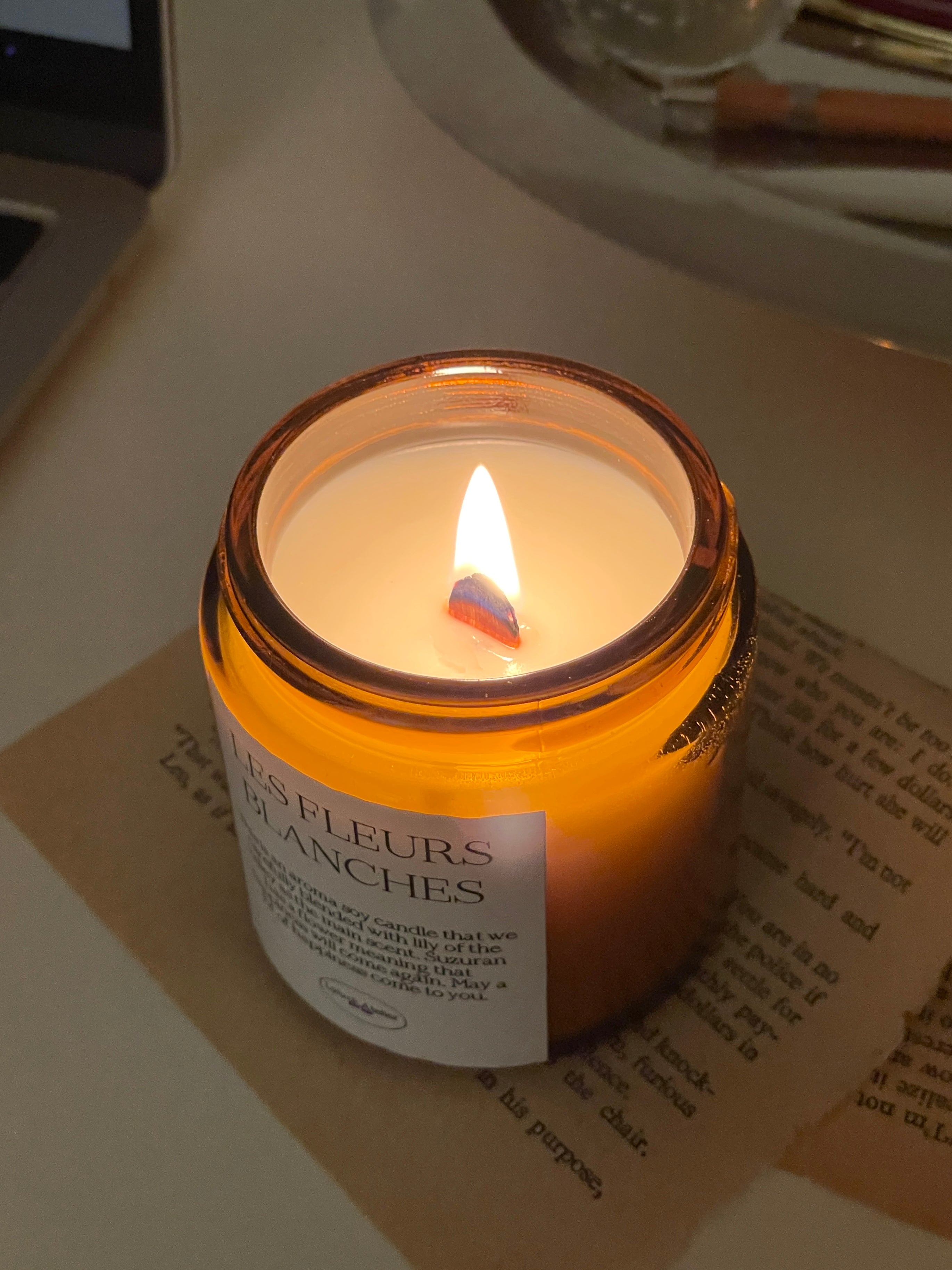 BR-4055-Lyluck, Atelier-Lyluck, Atelier｜lid amber jar aroma candle