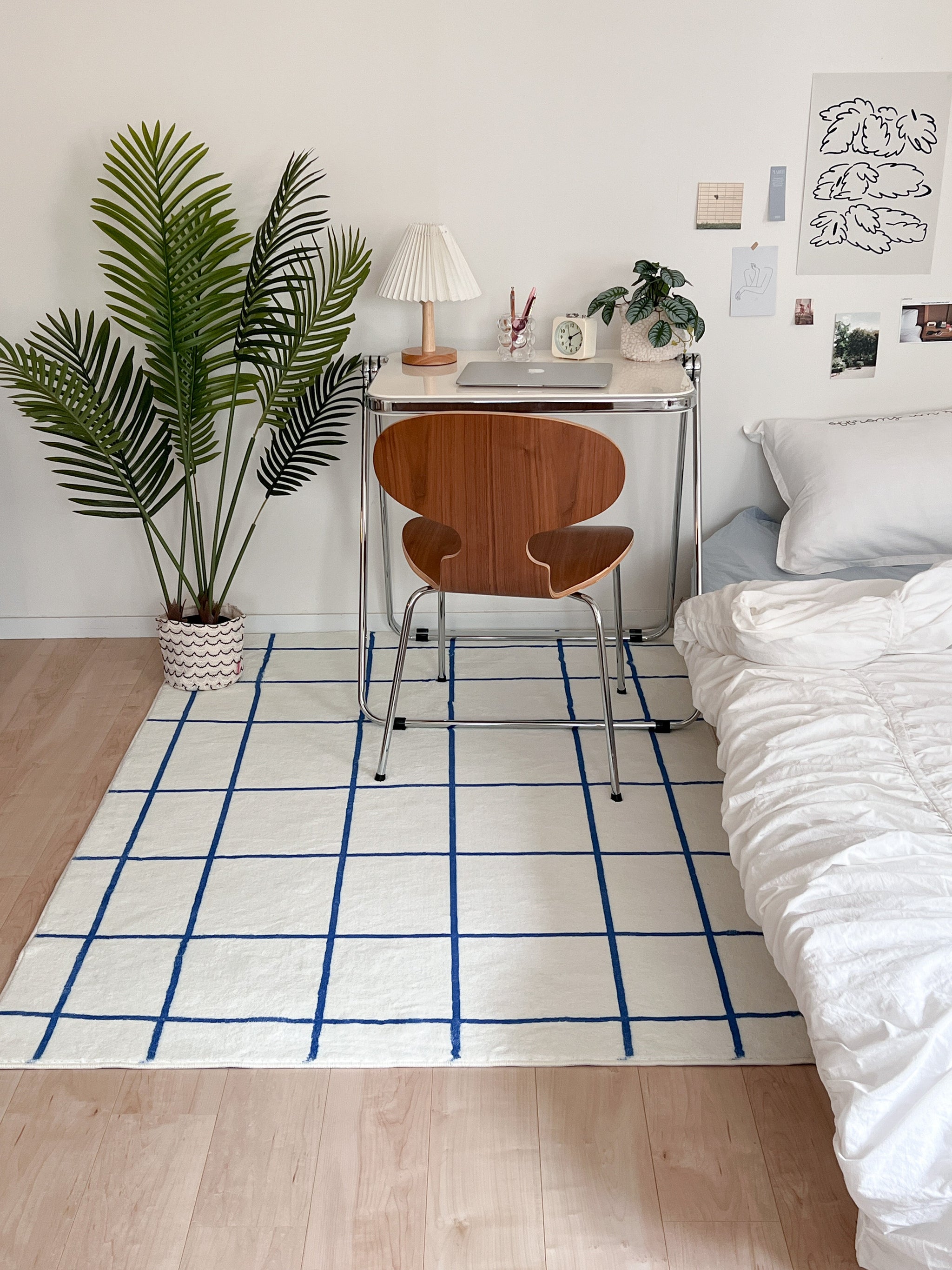 AL-3893-Little Rooms select-ふわふわグラフチェックラグ