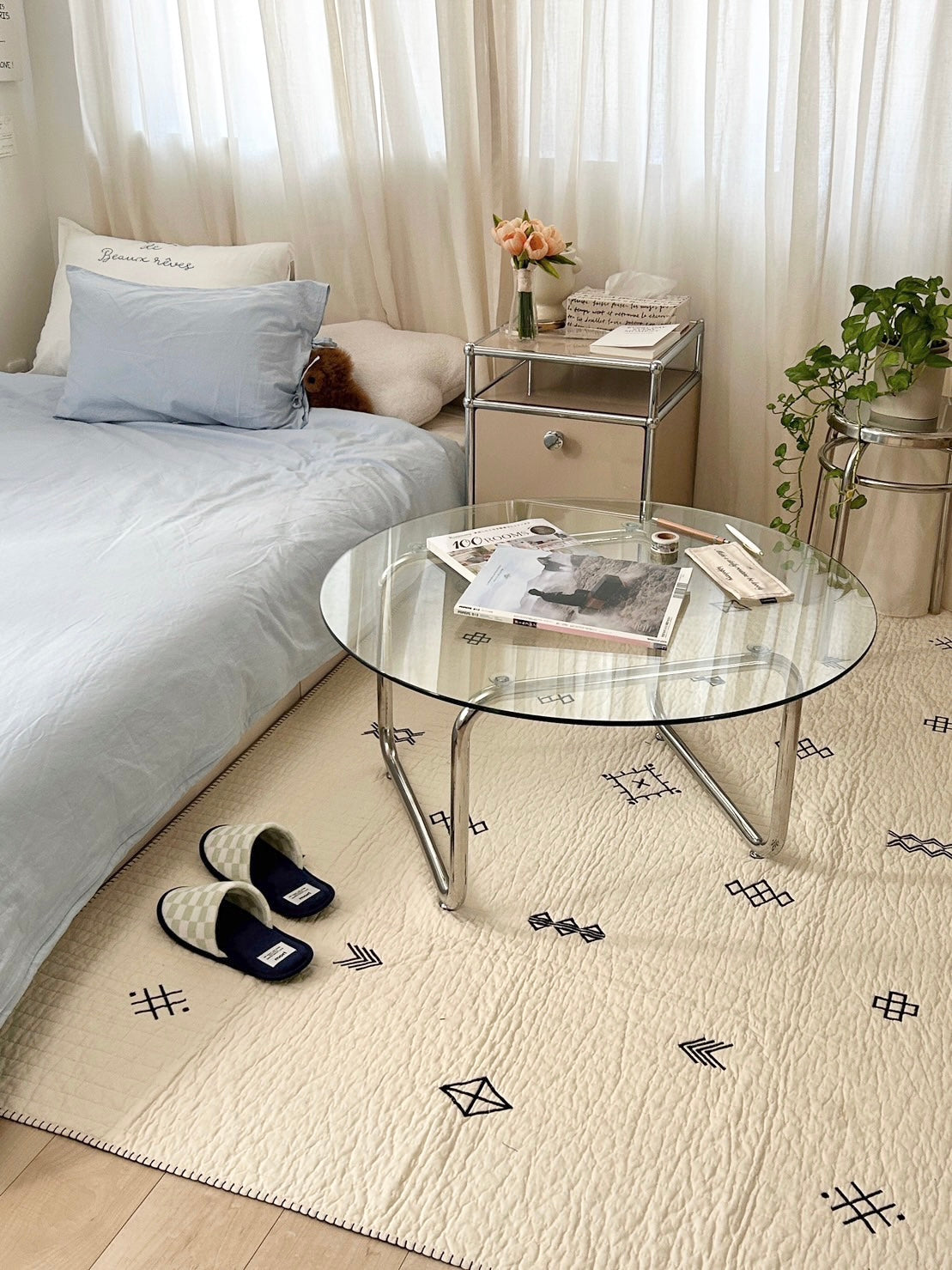 OR-2003-Little Rooms-布団カバー｜plain duvet cover -pale color-
