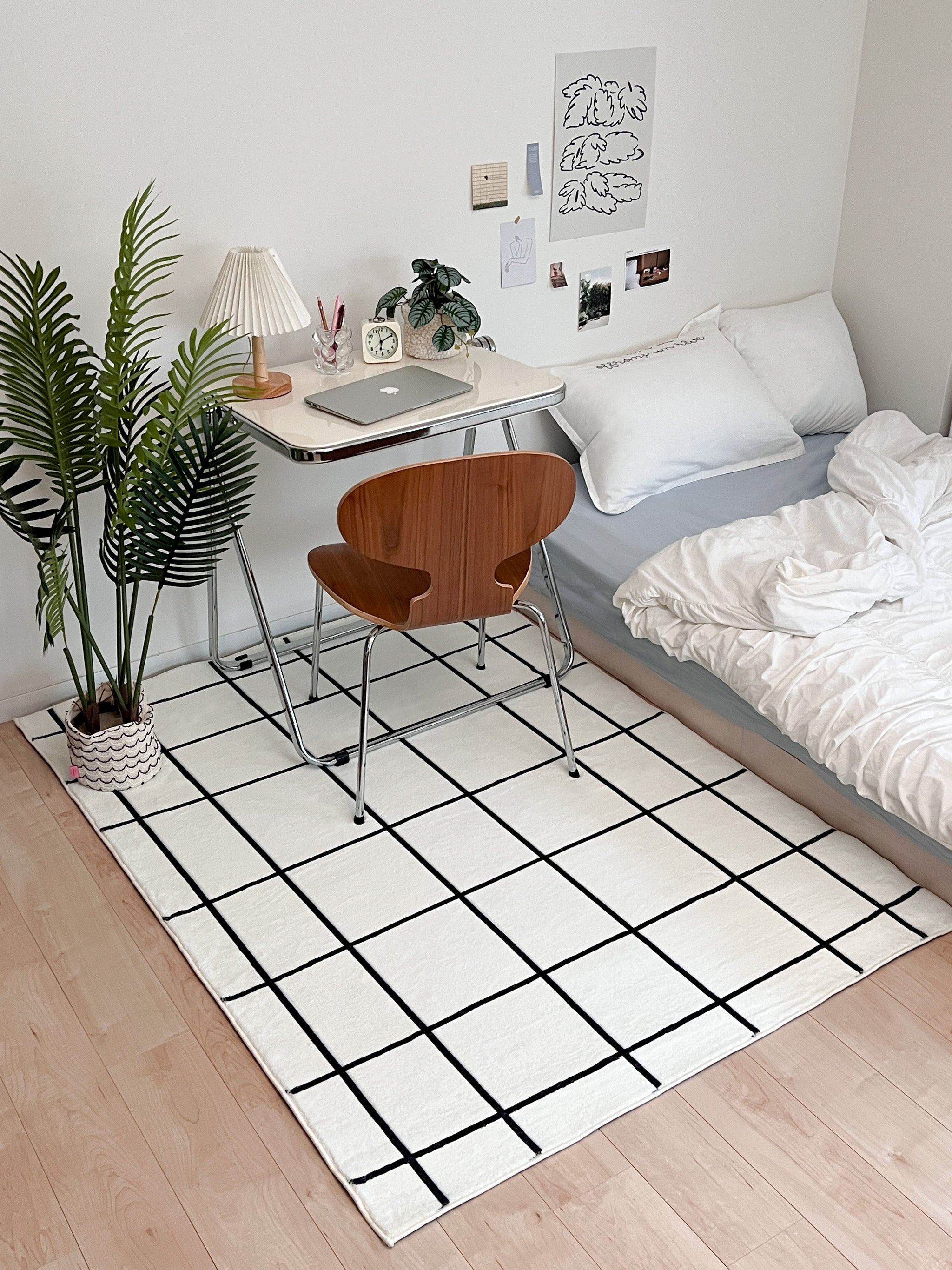 AL-3894-Little Rooms select-ふわふわグラフチェックラグ
