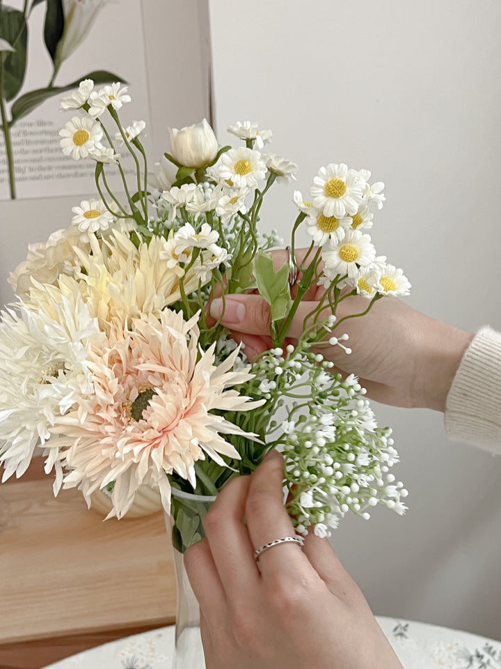 未使用✨ヘレンド フラワーブーケ オープンシュガー 小皿 リブ ジャム 小物入れ 枯れないブーケ Letter bouquet｜appriciate ガーベラ おしゃれ 韓国