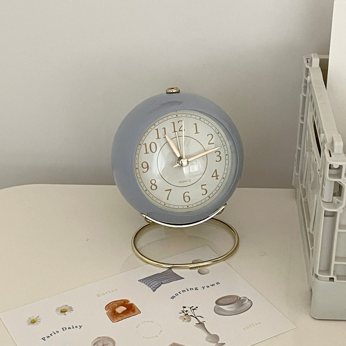 SAB21-00001D-Little Rooms select-置き時計｜round alarm clock