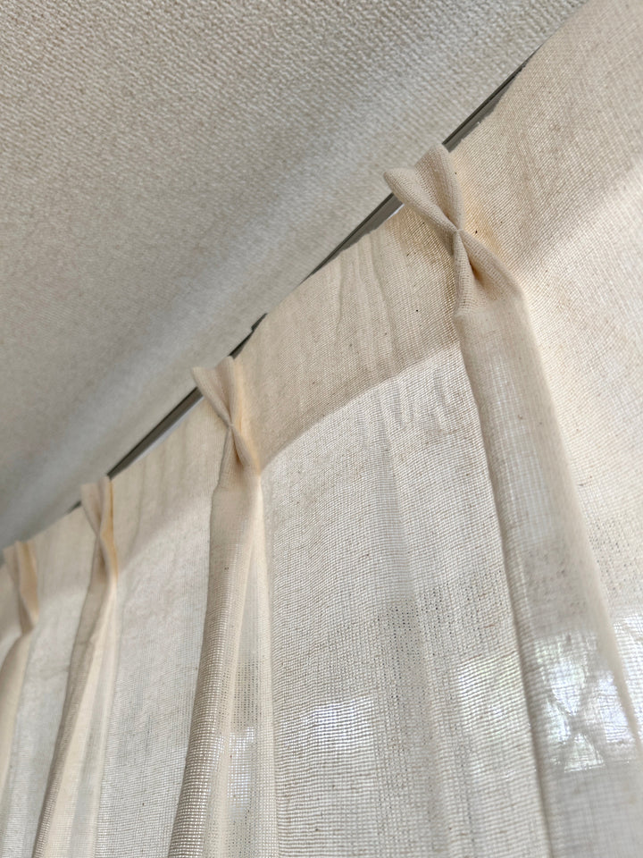 既成サイズ 光と暮らすピュアコットンカーテン 綿100% 彩光