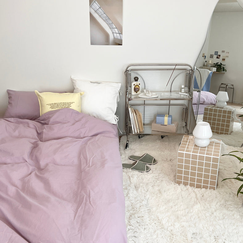 SE-2103-Little Rooms-【セットでお得】布団カバー3点セット｜plain cover set -pale color-