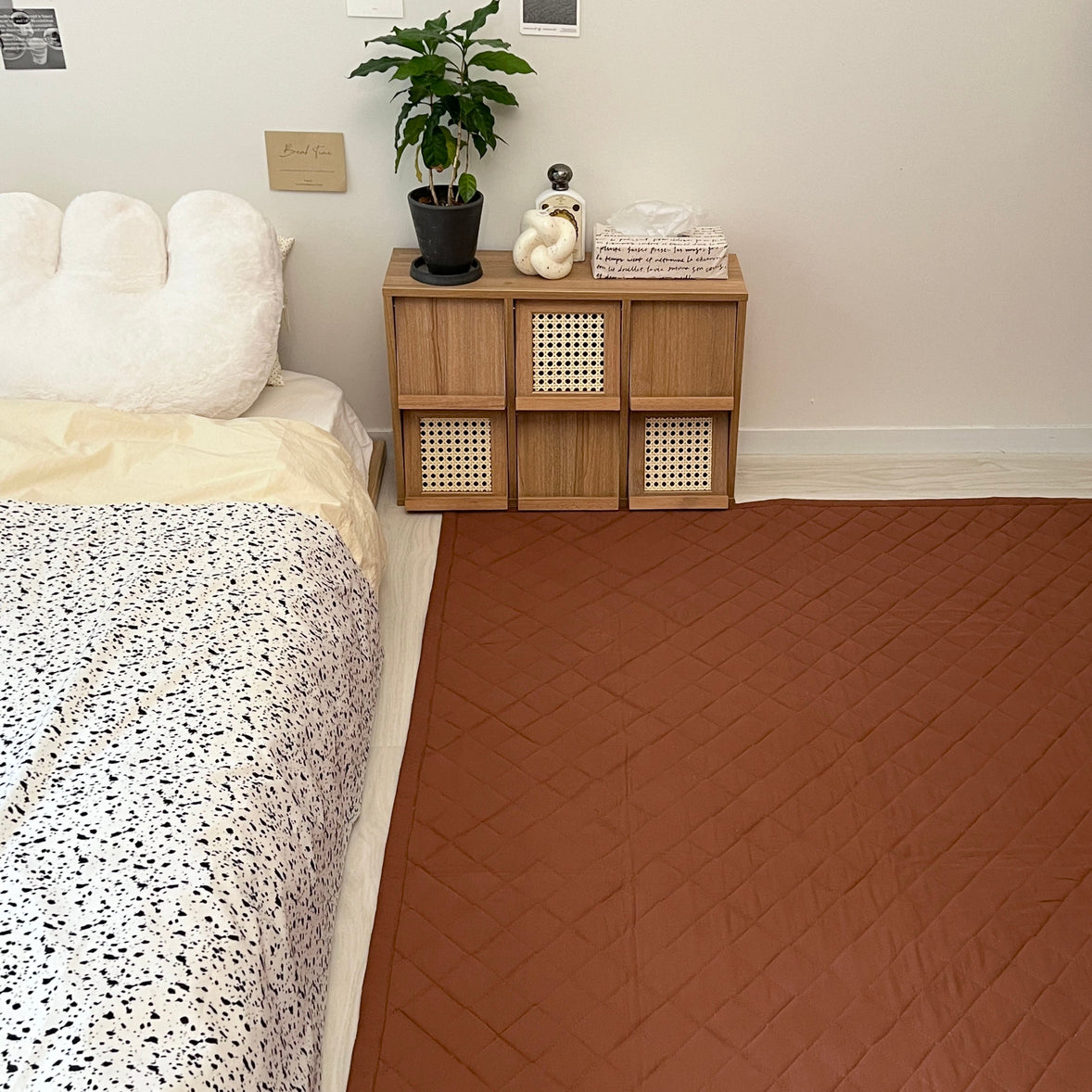 OR-1487-Little Rooms-ふわっと軽やかキルトラグ air rug -chic color-