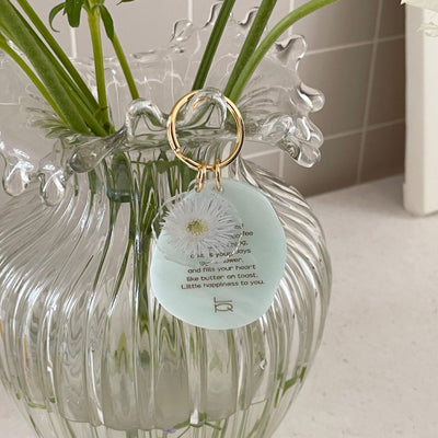 OR-1617-Little Rooms-キーホルダー｜flower motif keyring