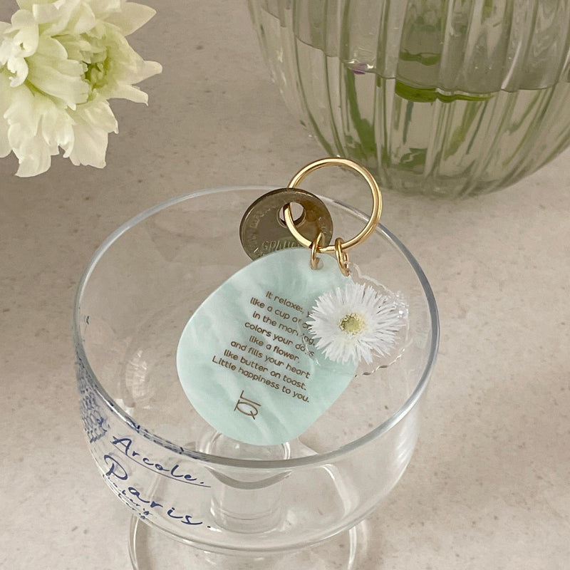 OR-1617-Little Rooms-キーホルダー｜flower motif keyring