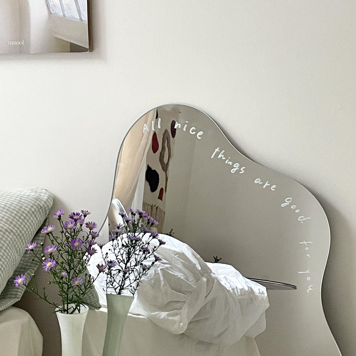 カーブドレスミラー｜全身鏡 大きい – Little Rooms