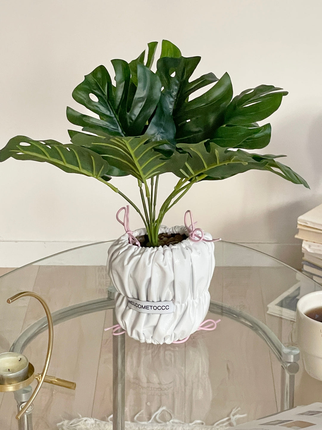 WELCOMETOCCC 鉢&カバーセット｜POUPOUPOT WHITE｜韓国インテリア