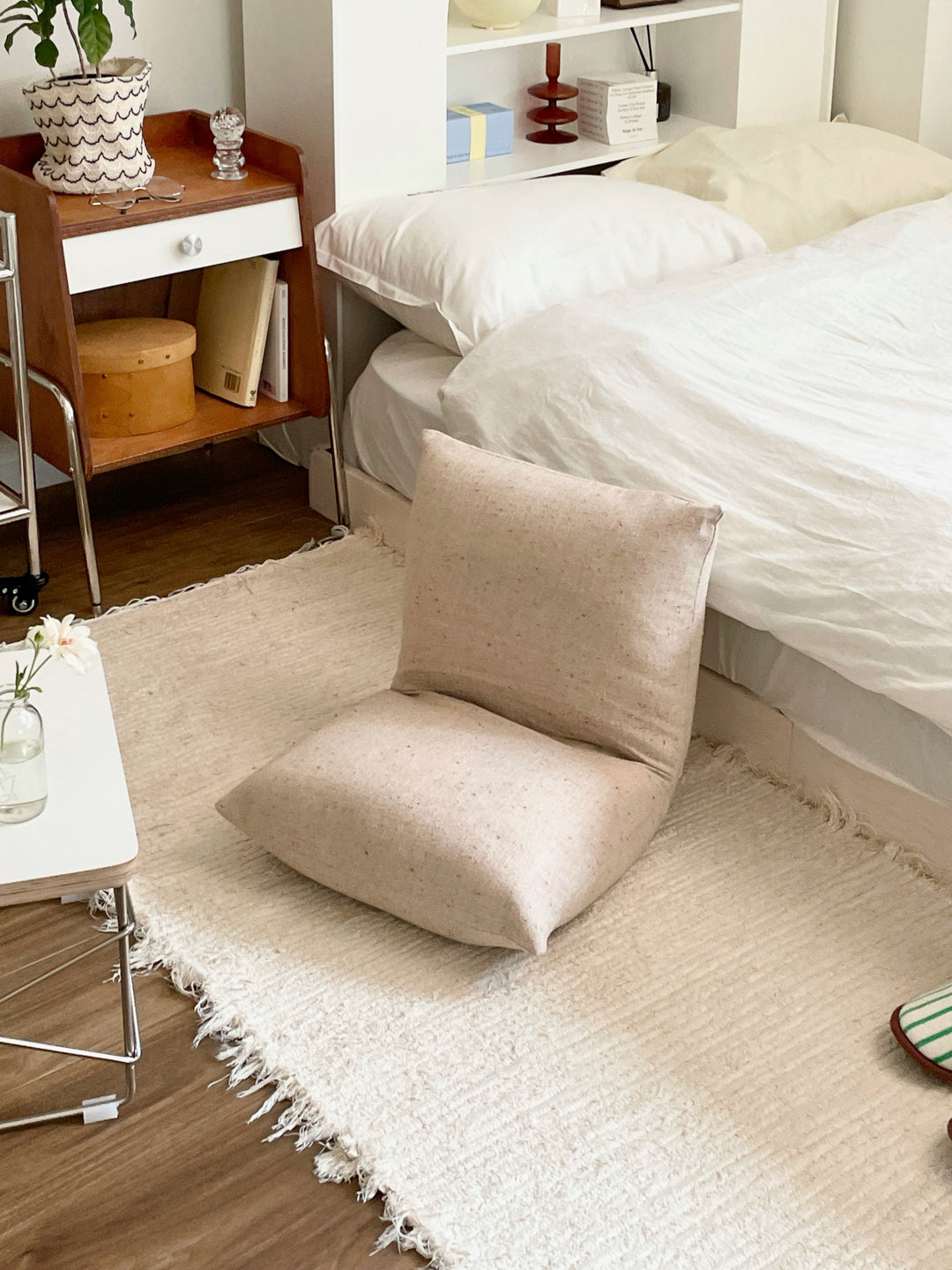 B 新品 フロアソファ インディゴ ローソファ コンパクト 省スペース 座椅子 座椅子 おしゃれ 二人掛け リクライニング 14段階 左右独立 コンパクト