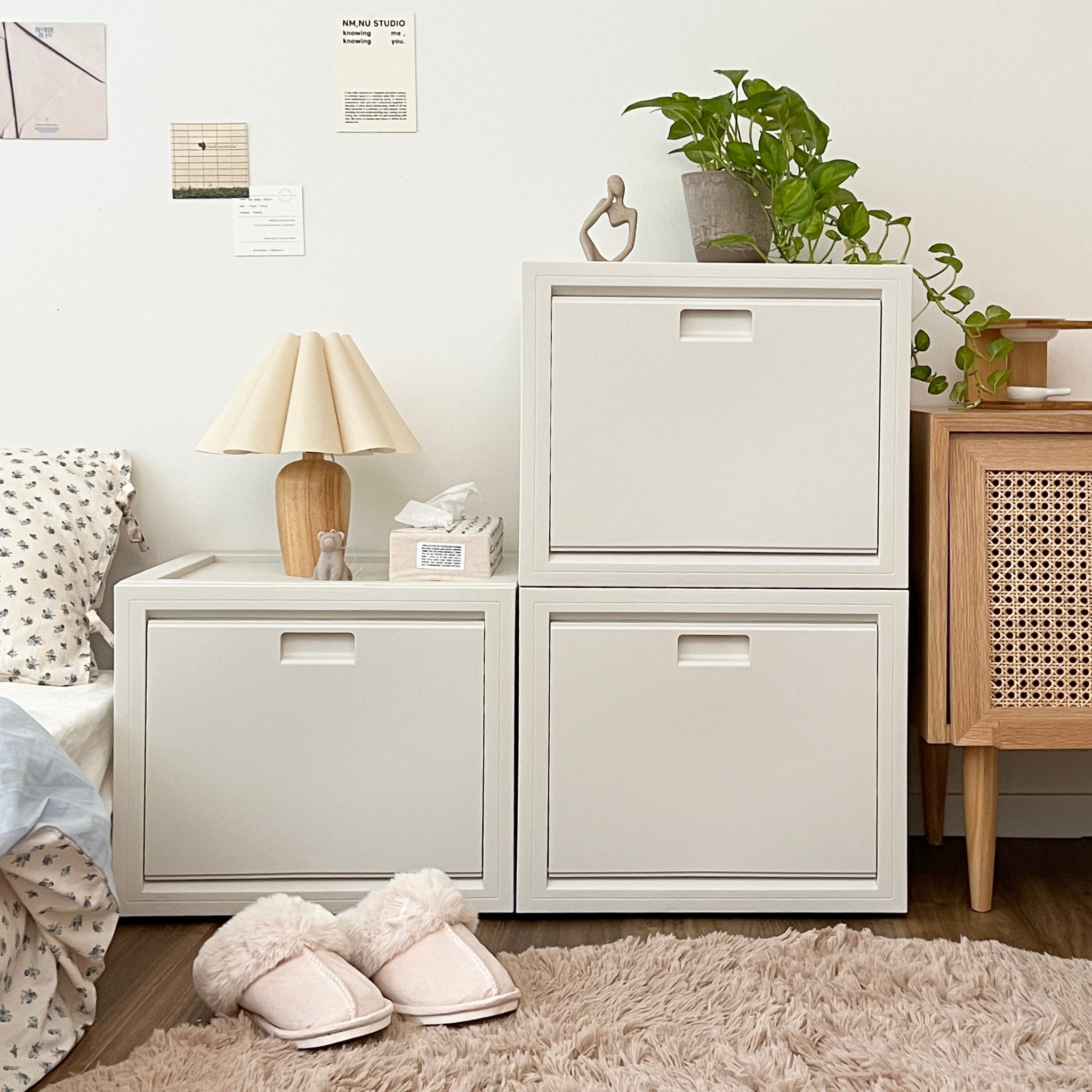 BR-2694-Roomnhome-Roomnhome｜Mild オープンドア収納ボックス 3個セット