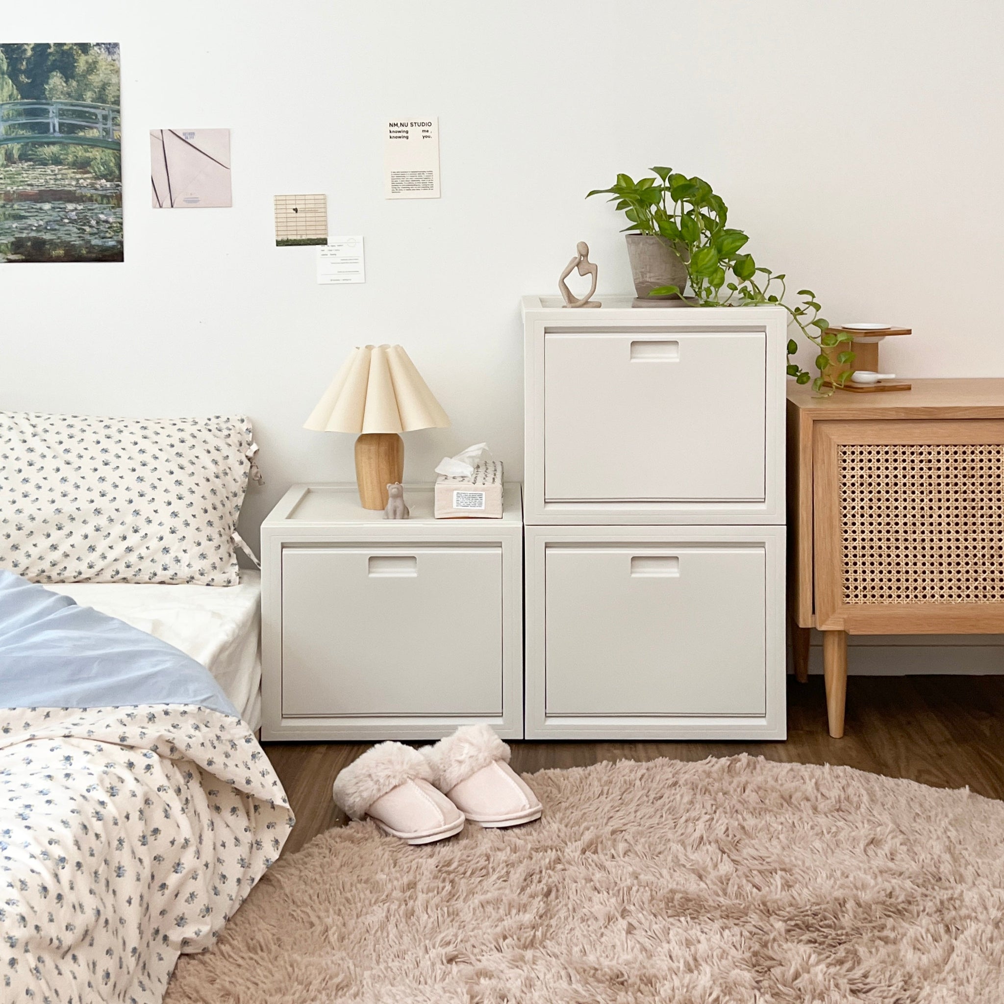BR-2694-Roomnhome-Roomnhome｜Mild オープンドア収納ボックス 3個セット