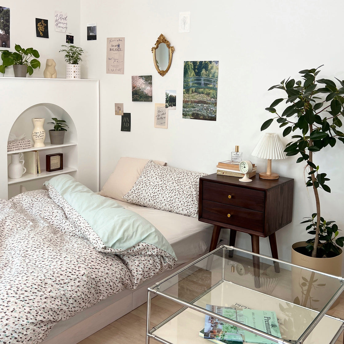 OR-2232-Little Rooms-リボン付き枕カバー｜monet pillow cover