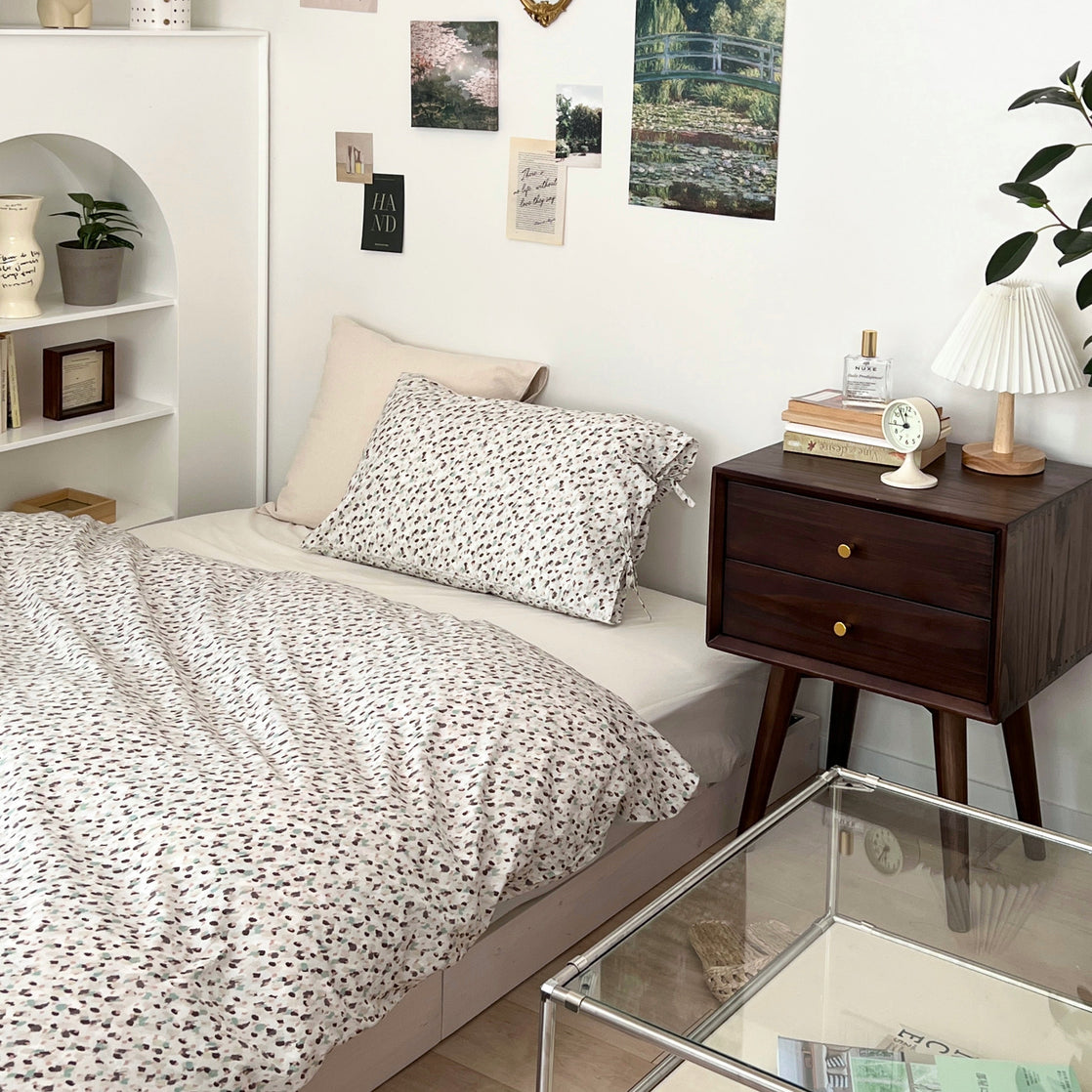 OR-2232-Little Rooms-リボン付き枕カバー｜monet pillow cover