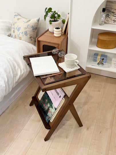 AL-3487-Little Rooms select-ウッドラタンコーヒーテーブル