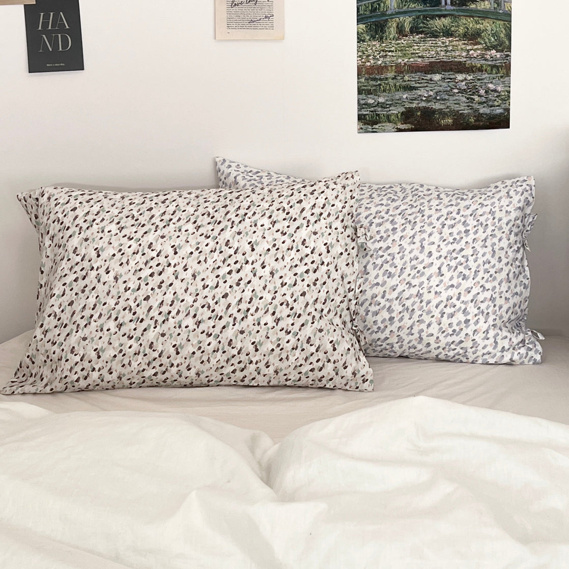 OR-2232-Little Rooms-リボン付き枕カバー｜monet pillow cover