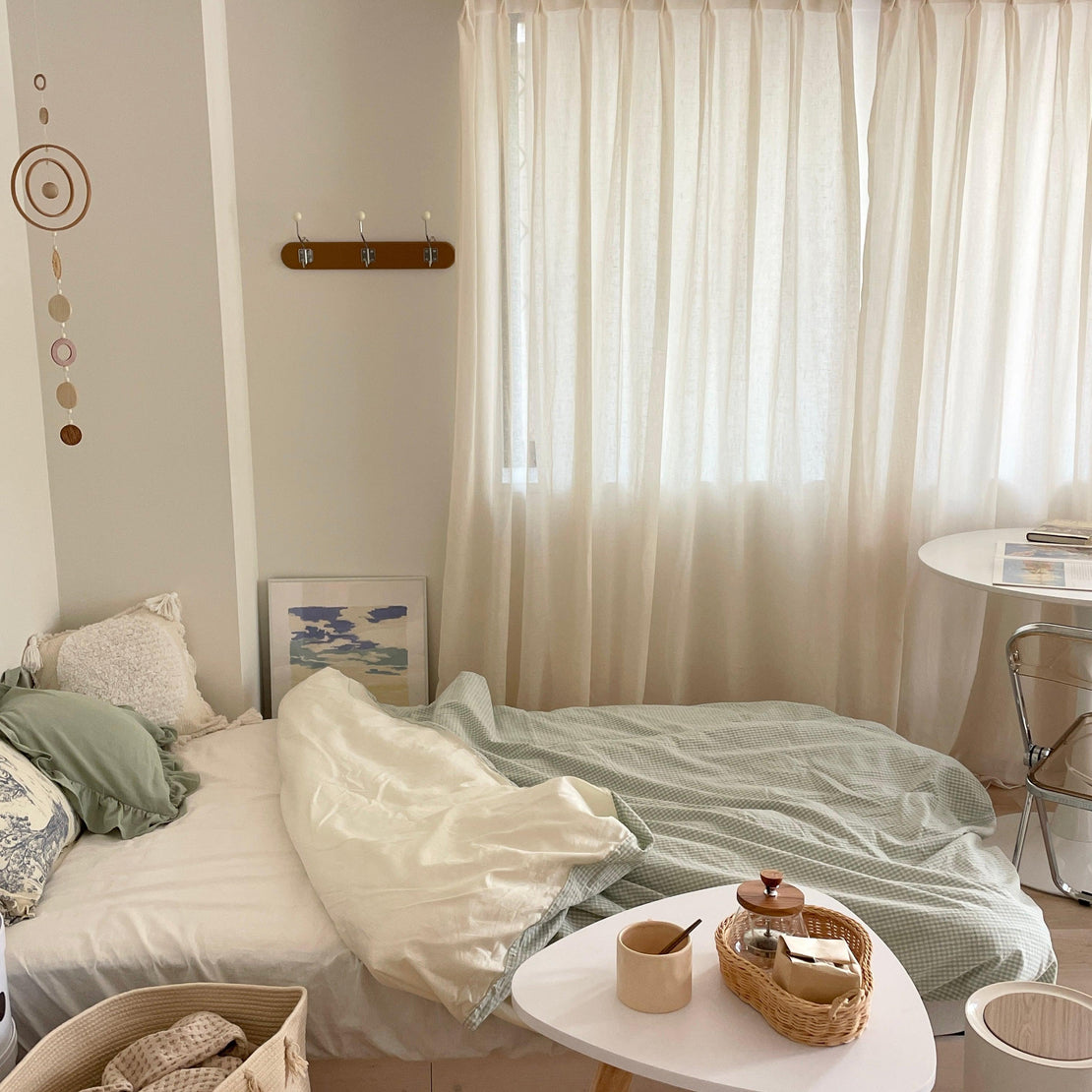 SE-2973-Little Rooms-既成サイズ｜カラーシフォンカーテン 2枚