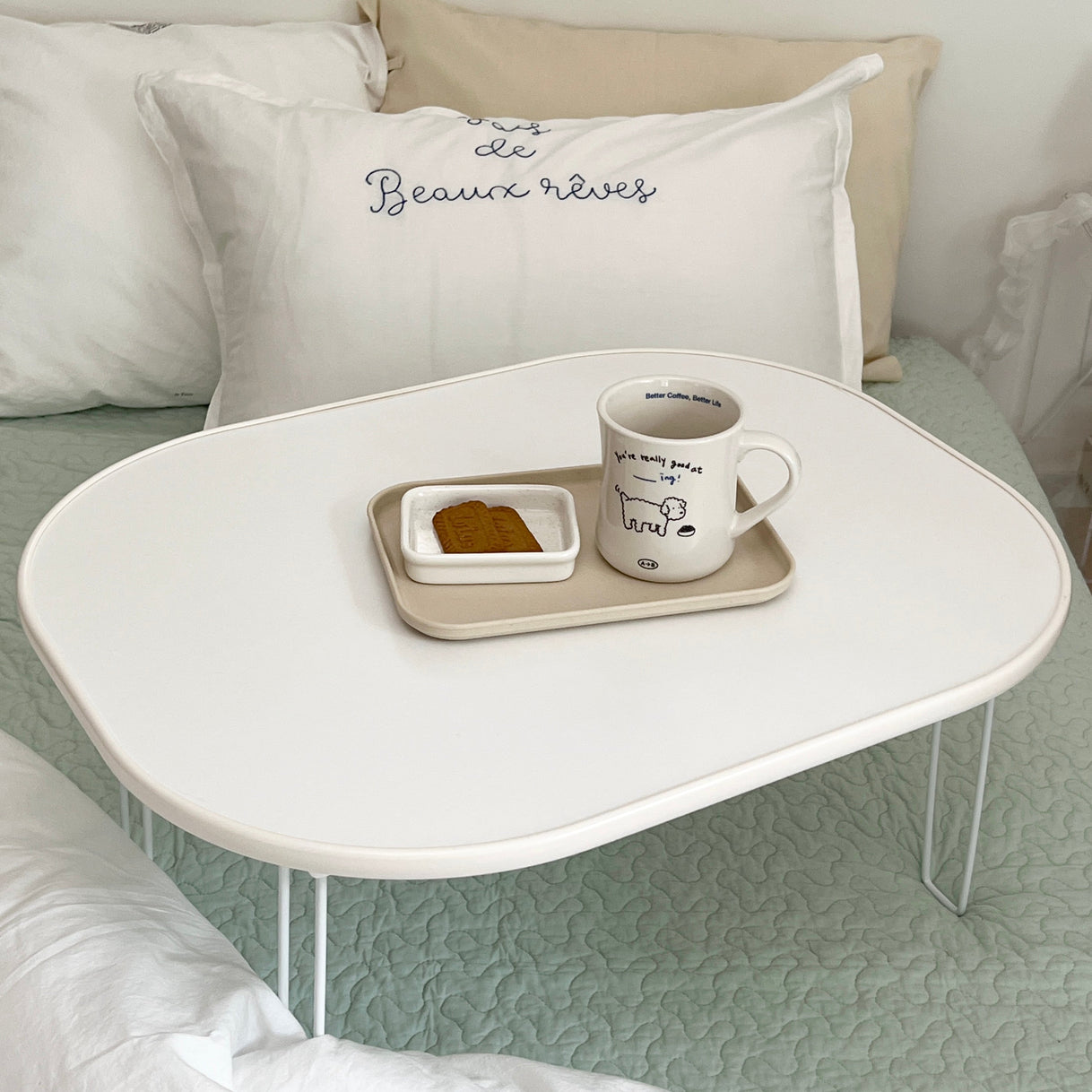 Roomnhome｜Mono ラウンド折りたたみローテーブル