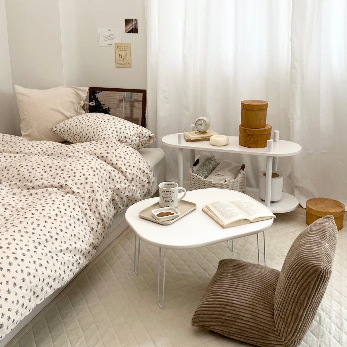 Roomnhome｜Mono ラウンド折りたたみローテーブル