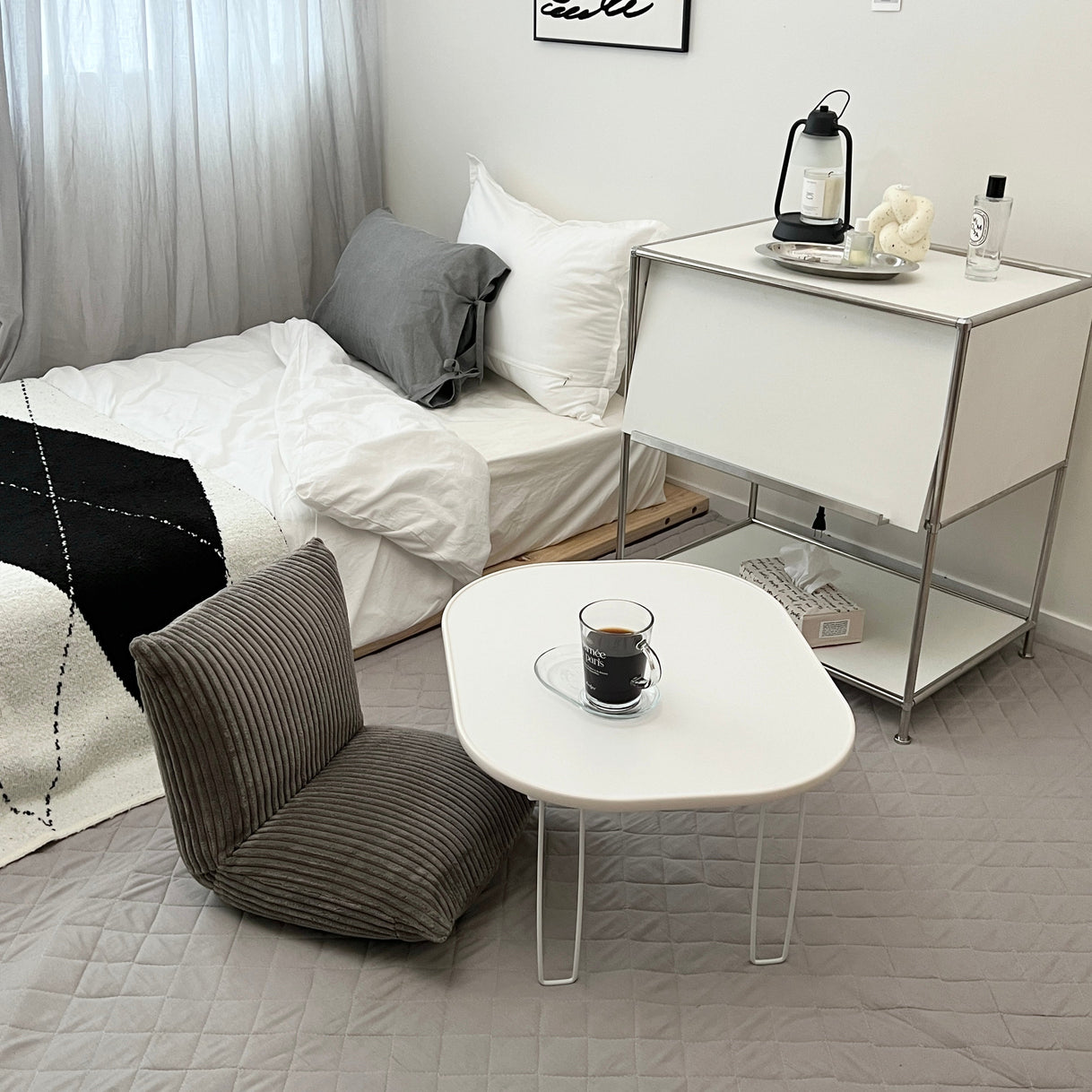 Roomnhome｜Mono ラウンド折りたたみローテーブル