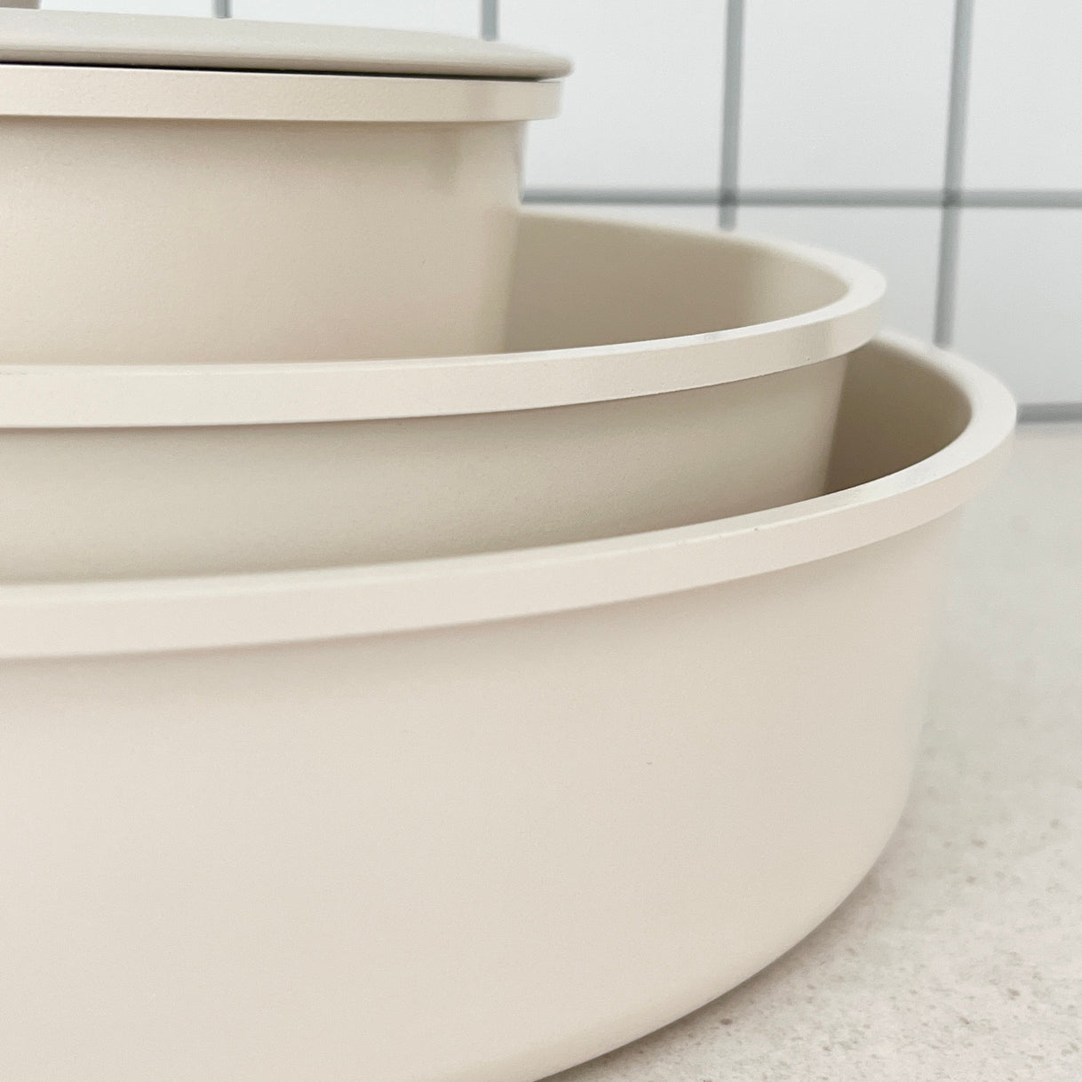 Roomnhome｜取っ手が取れる鍋・フライパン5点セット IH対応