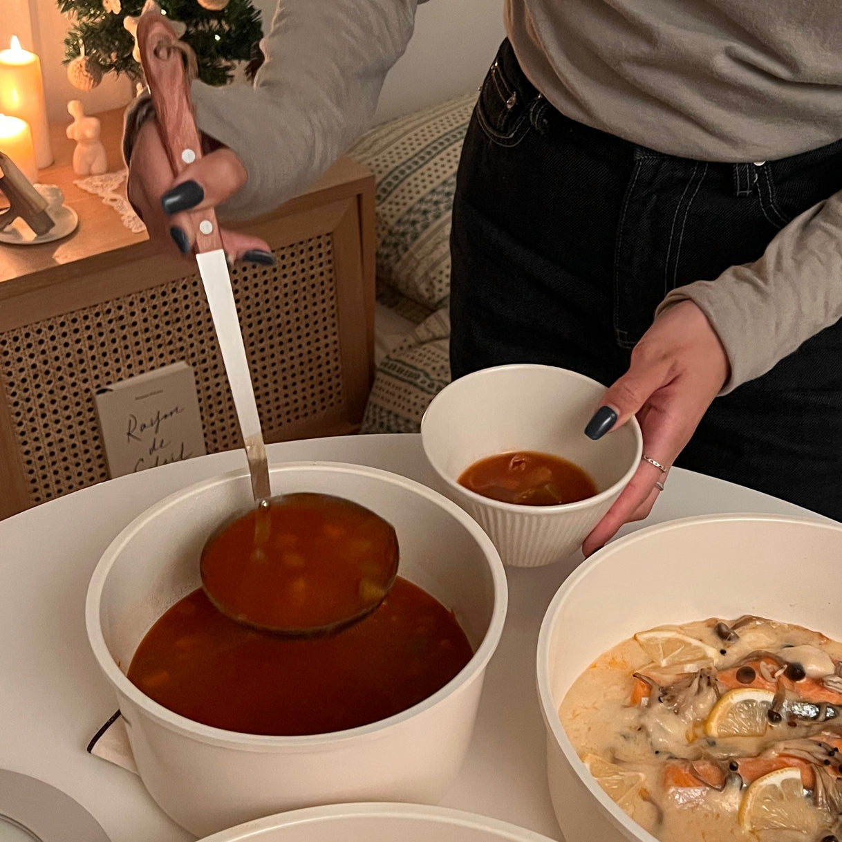 Roomnhome｜取っ手が取れる鍋・フライパン5点セット IH対応