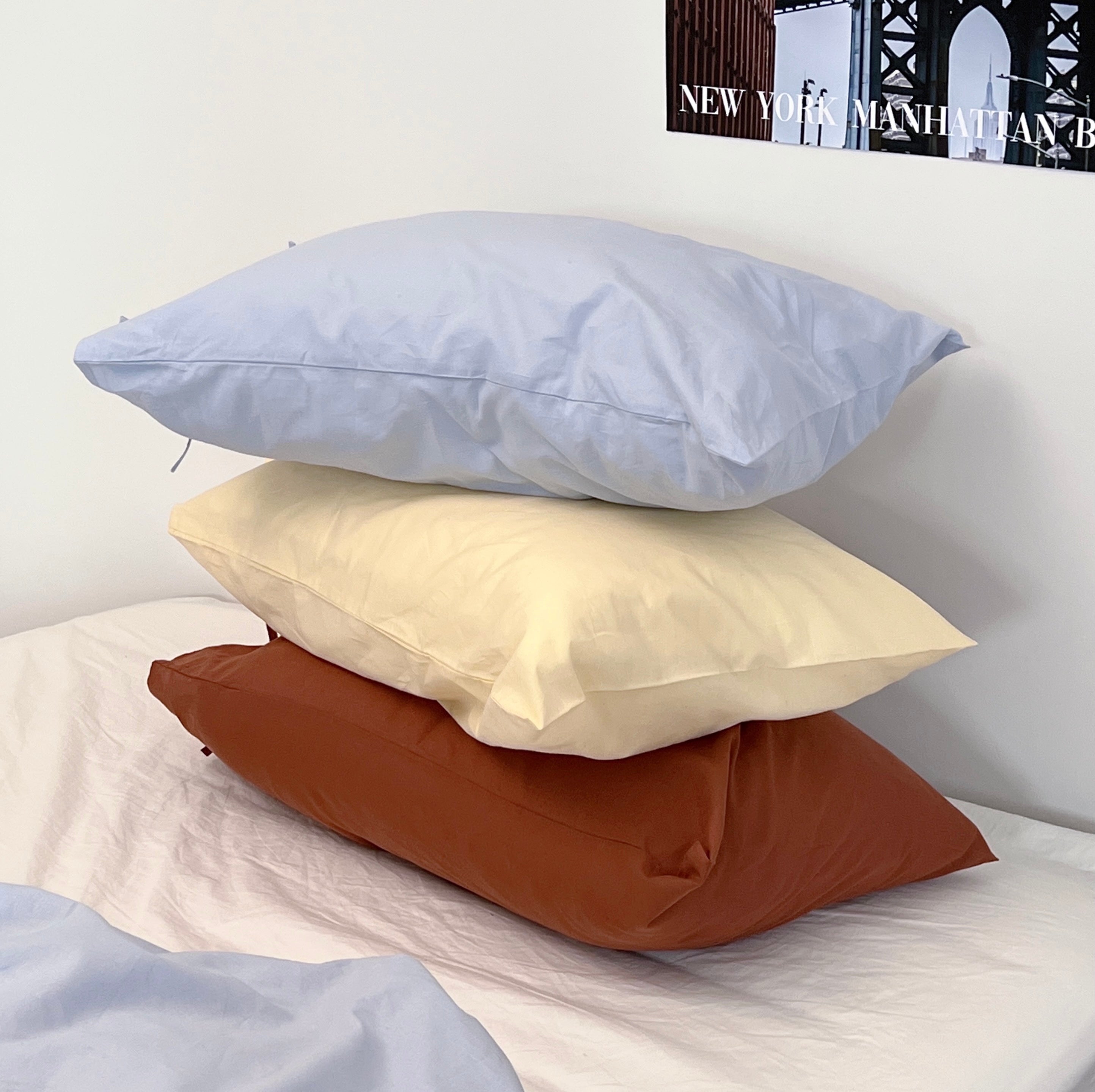 OR-2018-Little Rooms-リボン付き枕カバー｜plain pillow cover -chic color-