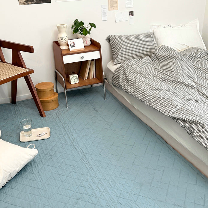 ふわっと軽やかキルトラグ air rug -chic color-