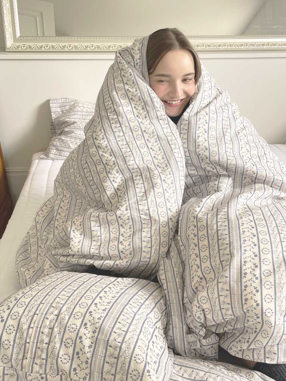 BEURRE BLEU ベッドカバー｜cottage – Little Rooms