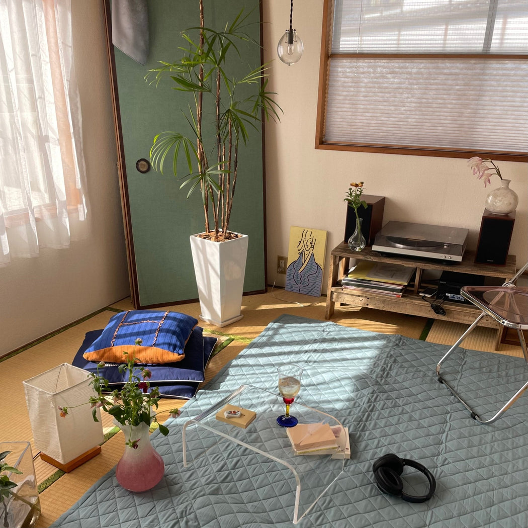 Little Rooms-ふわっと軽やかキルトラグ air rug -chic color-