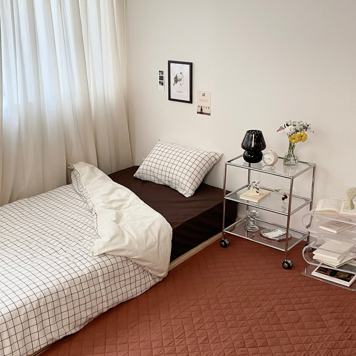 Little Rooms-ふわっと軽やかキルトラグ air rug -chic color-