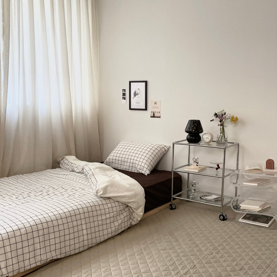OR-1487-Little Rooms-ふわっと軽やかキルトラグ air rug -chic color-