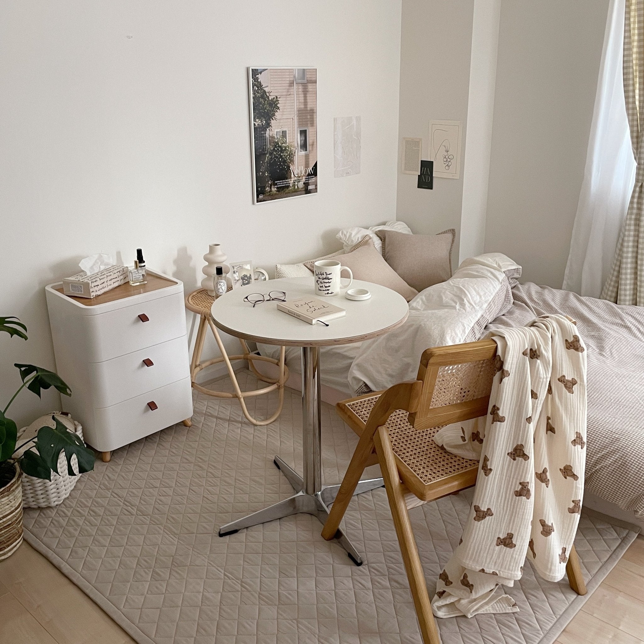 OR-2807-Little Rooms-ふわっと軽やかキルトラグ air rug -nuance color-
